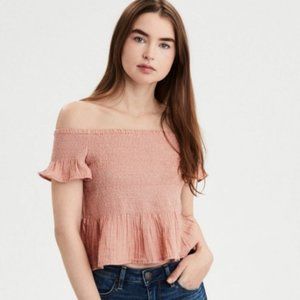 American Eagle off the shoulder shirt